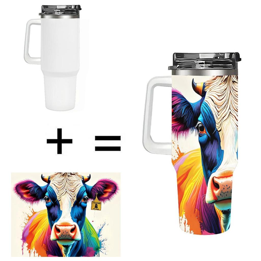 40oz Large Tumbler with Handle for Outdoor Adventures and Fishing Trips