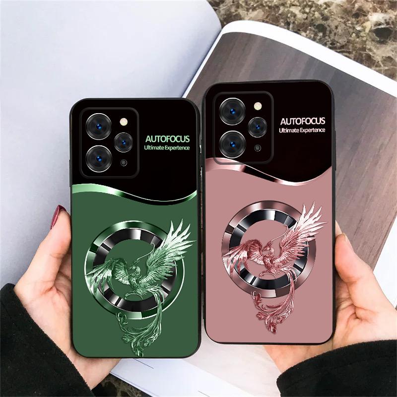 Schöner Pinker Phönix Für Redmi Note 9 9S 10 11 12 12S 13 Pro+ Plus 5G Indien 14 Pro 4G Global 14S 13C 14C TPU weiche Handyhülle