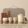 Portable Luxury Travel Tea Set: Quick Brew Cup for Outdoor Camping and Vehicles