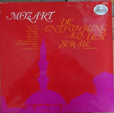 Płyta LP WOLFGANG AMADEUS MOZART MARIA STAD Uprowadzenie z Seraju 2700010 HELIODOR Niemcy Klasyczna Używana