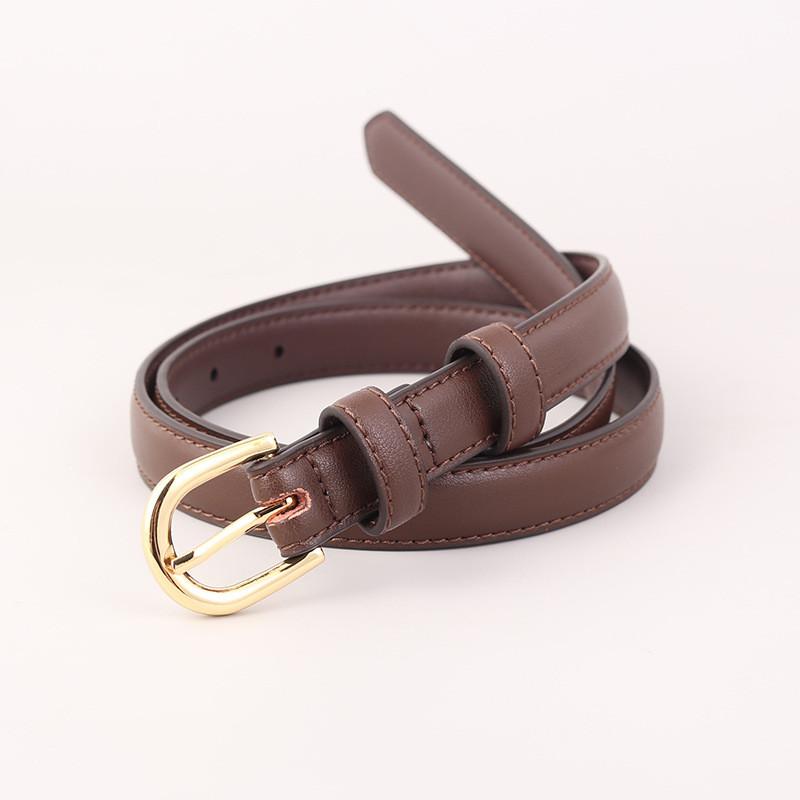 

Genuine Leather Womens Casual Belt With Pin Buckle For Dresses And Pants Perfect For Spring 2026