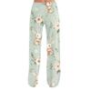 Women's Casual Fashion Comfort Pajama Pants Print Drawstring Pants Full Length Long