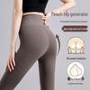 Women's High-Waisted Shark Skin Yoga Pants - Slimming Tummy Control, Petite Fit, Summer Base Layer