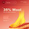 MiiOW 3-Pair Pack 35% Wool Socks for Women, Autumn And Winter Mid-Calf Terry Socks, Thick Warm Socks, Sleep Socks, Women's Postpartum Socks