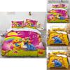 Pooh Bear Children Bedding Set With Active Dyeing For Toddler Bed Decor
