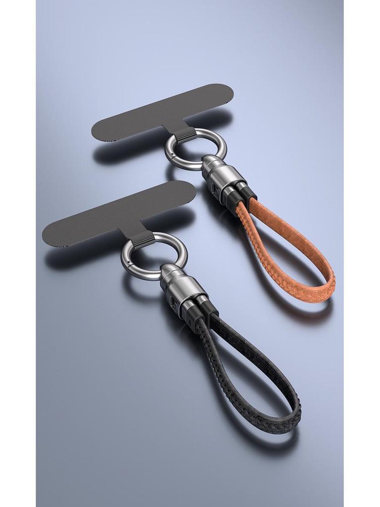 240W Rotating Type-C PD3.0 Fast Charge Keychain Lanyard with Dual Port Data Cable.