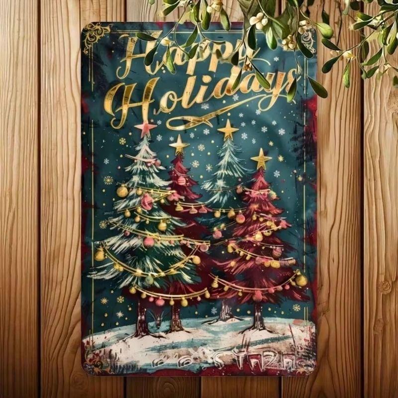 Vintage Metal Tin Sign Wall Art Retro Decorative Plaque 20x30cm