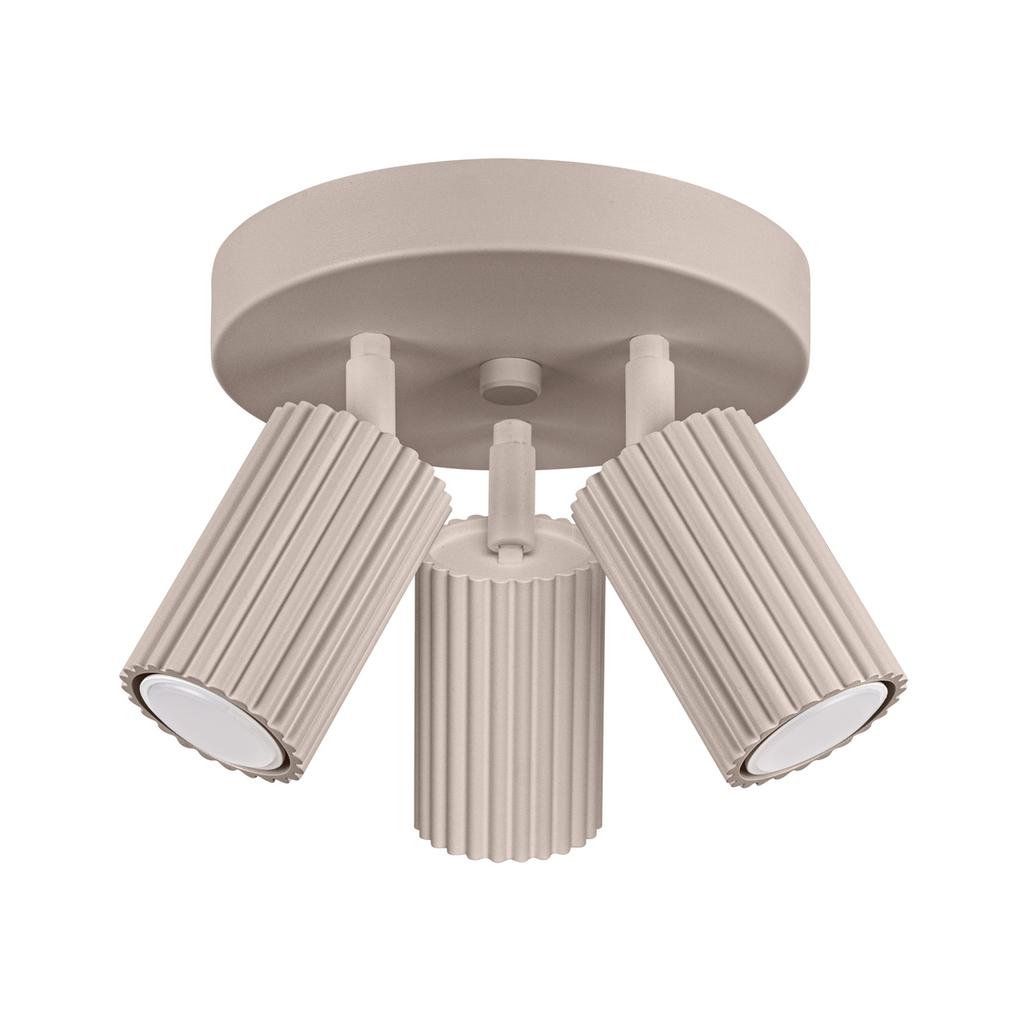 Ceiling lamp carbon 3P taupe