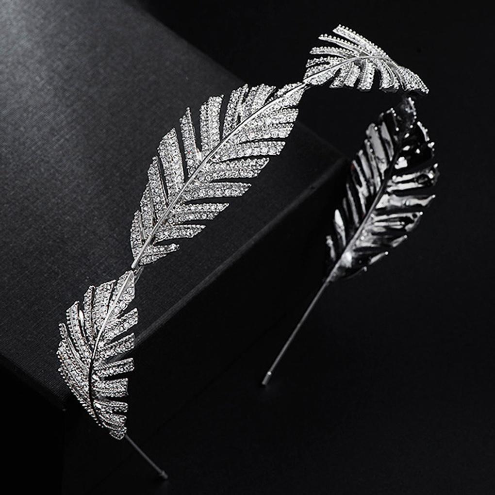 Women's Natural Bridal Tiara Hairband Self-Wedding Headband