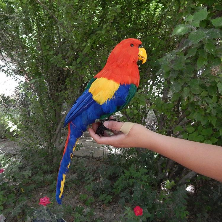 Kleurrijk Papegaaienveer Simulatiemodel - Nep Vogel Speelgoed Ornament Decoratie