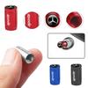 IYYGW1 4Pcs Car Wheel Tire Valve Air Caps Stem Covers For Mercedes Benz  W177 W190 W201 W202 W203 W204 W205 GLS GLB EQC W177 W190 C260