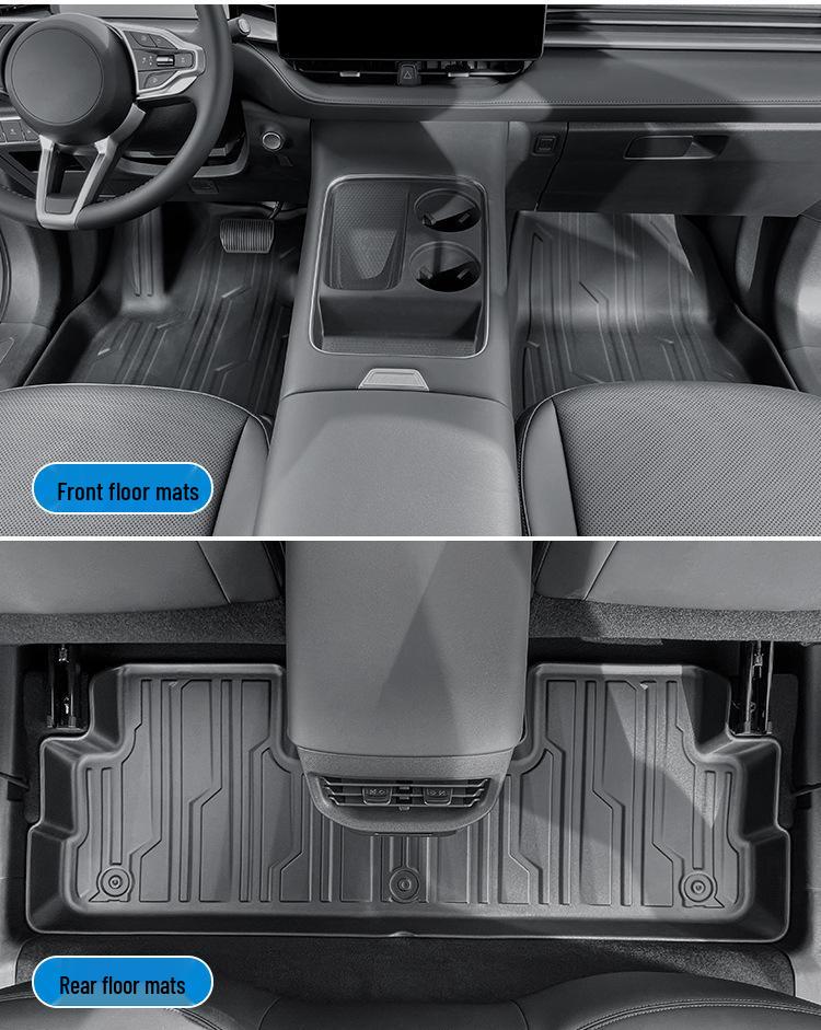 Eco-Friendly TPE Car Mats for Haval H6 - Dirt-Resistant Trunk & Seat Back Protection