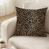 Leopard Print Cushion Cover Antidustmite Sofa Cushion Decorative Office Cover Lounge Area Indoor Outdoor Use