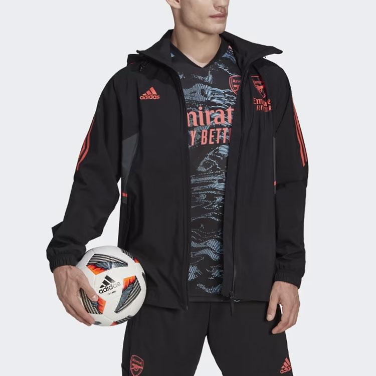 adidas ARSENAL CONDIVO 22 RAIN JACKET Jackets & Coats Men's Black HC1254