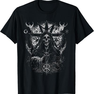 Gothic Aesthetic Occult Unholy Grunge Emo Punk Satanic T-Shirt