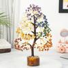 ZAICUS Seven Chakra Gemstone Tree of Life, Crystals and Gemstones, Crystal Tree, Showpiece for Good Luck, Home Decor, Office Desk, Feng Shui, Cry