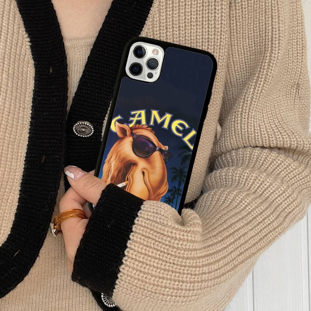 Vintage Camel Cigarettes For IPhone 17 16 15 14 13 12 11 Pro Max Plus Shockproof PC+TPU Phone Back Cover