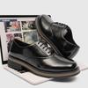 Fashion Classic Men's Leather Lace-Up Casual Shoe Elegant Solid Color Formal Office Business Shoe Comfortable And Anti-Slip Oxford Shoes