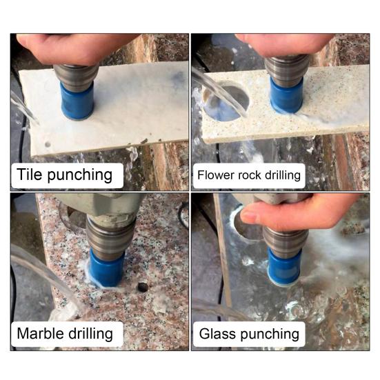 25-50mm Diamond Drill Bit Sharp Edges Fast Chip Removal Long-Lasting Slotted Hollow Diamond