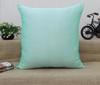 Home Decor Solid Aqua Blue Dupion Silk Cushion Cover Pillow Case Choose Size