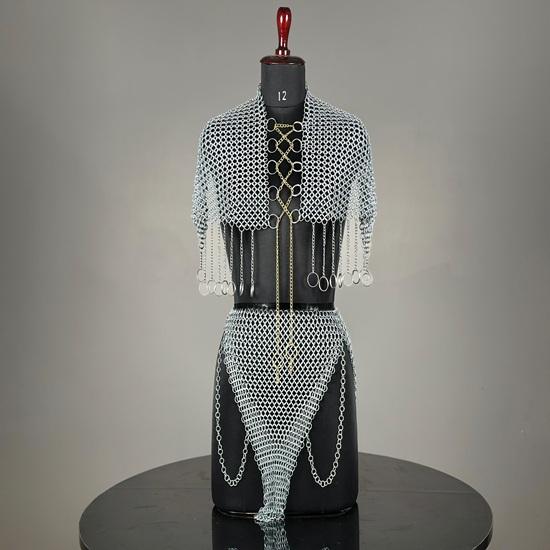 Lady Chainmail Armor Medieval Knight Armor Chainmail Female Costume Medieval Armor Best Gift for Her