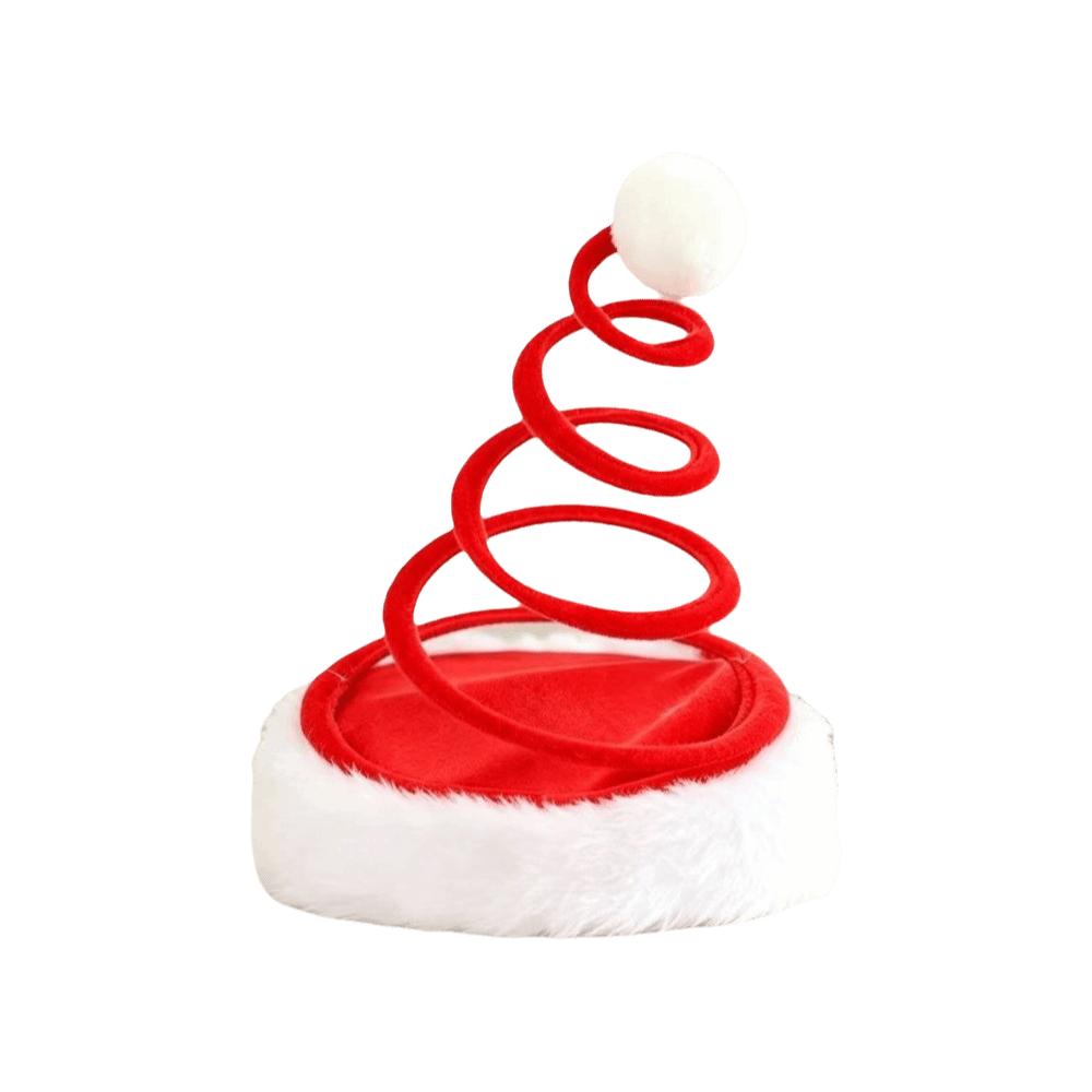 Cosplay Soft Plush Christmas Hat Tree Elk Festive Santa Claus Hat Funny New Year Clown Hat Party