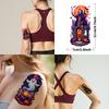 12pcs Temporary Tattoo Halloween Decor Temporary Tattoo Stickers Spooky Stickers Waterproof Long-lasting Body Stickers For