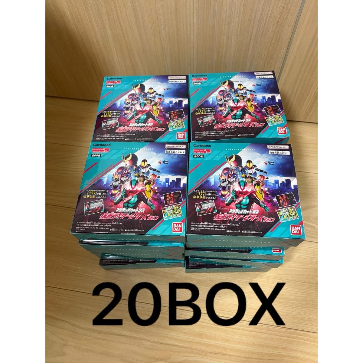 Used Scratch Carddass Kamen Rider Series Vol.1 20BOX