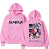 Manga K-pop Demonjegere Hettegensere Menn Kvinner Retro Oversized Fleece Genser Gotisk Langermet Hettegenser Streetwear