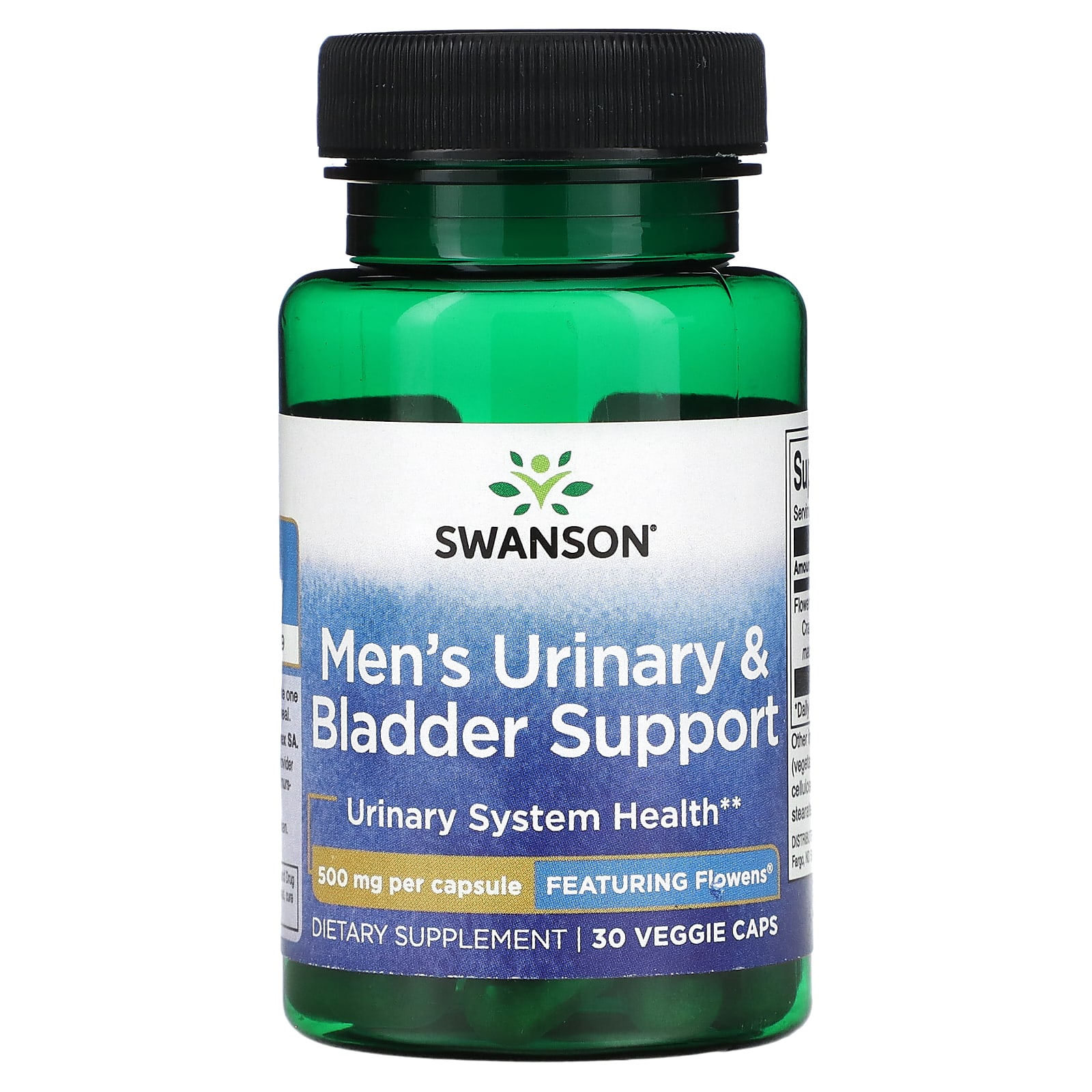 

Men s Urinary and Bladder Support, 500Mg, 30 Veggie Capsules