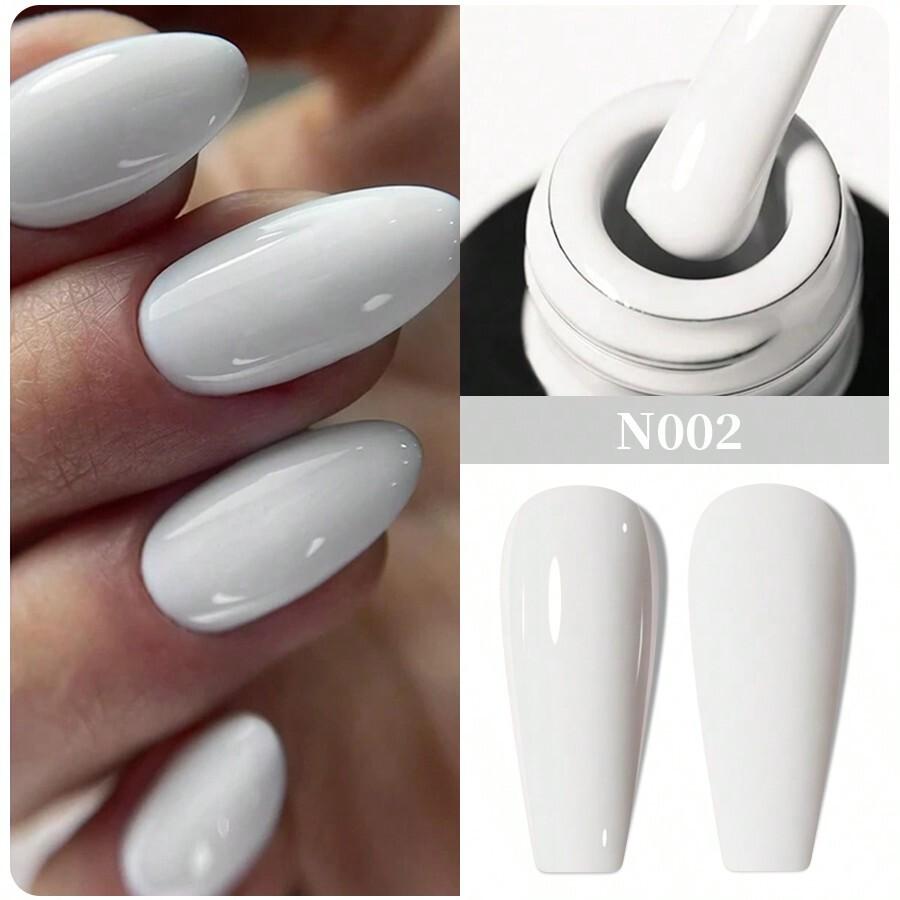 1pc 7.3ml Gel Nail Polish, French Nail Polish, Soak Off UV Light Cure Gel Polish, Art Design Manicure Salon DIY Salon Gel