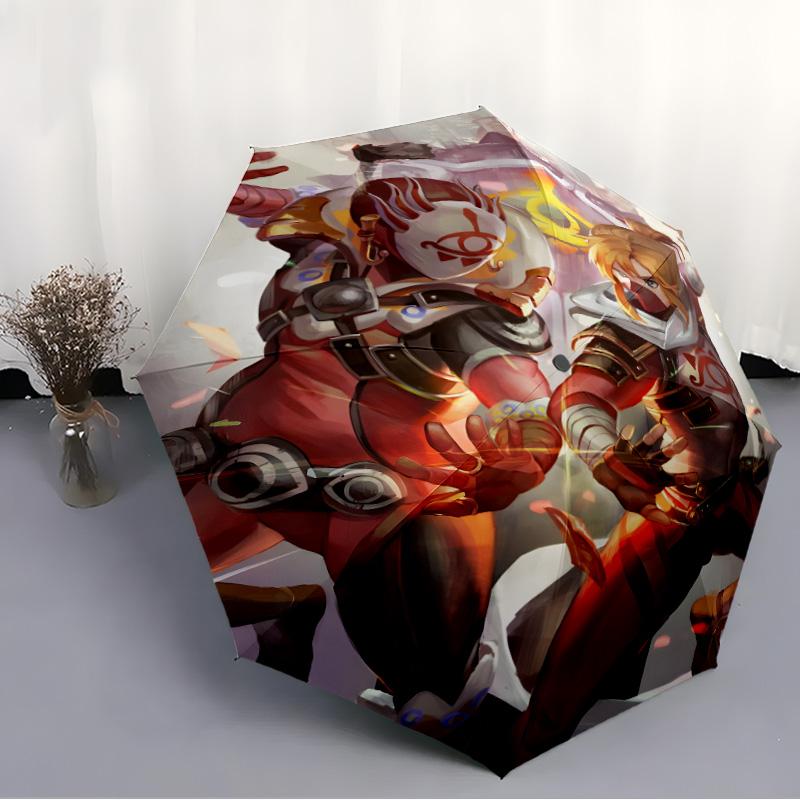 1pc Game Zelda Umbrella, Sun Protection, And UV Shielding. It Has Eight Sturdy Ribs for Outdoor Use And Perfect As a Holiday Gift