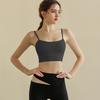 Women's Sports Bra Fixed Cup Slim Strap Yoga Bra Vest