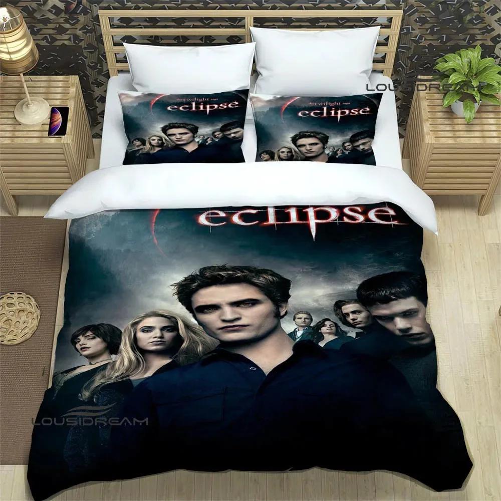 The Twilight Saga Printed Bedding Sets Exquisite Bed Supplies Set Duvet Cover Bed Comforter Set Bedding Set Luxury Birthday Gift