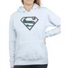 DC Comics Womens/Ladies Superman Floral Logo 1 Hoodie