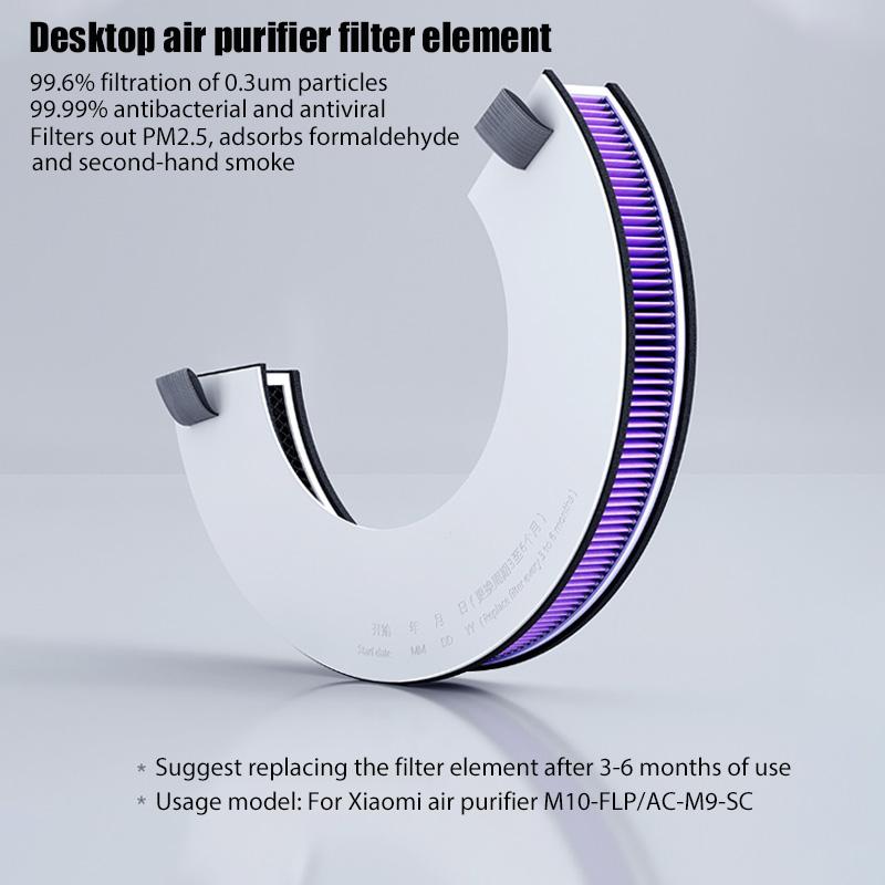 Air Filter For Xiaomi Mijia Air Purifier M10-FLP/AC-M9-SC Activated Carbon HEPA Replacemet PM2.5 Filter Anti Bacteria Formaldehy