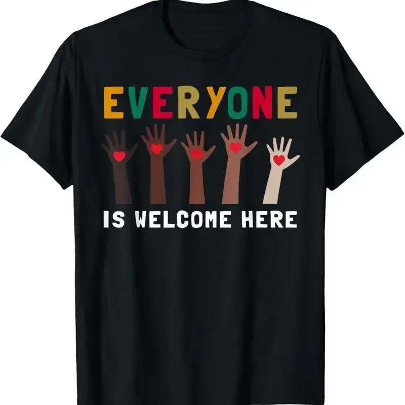 Everyone Is Welcome Here Idaho Teacher T Shirt