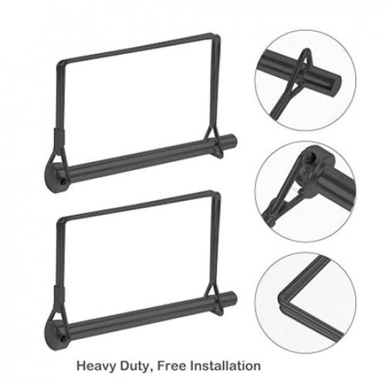 8 PCS Trailer Pin 3/8x4 Inch Safety Coupler Pin Heavy Duty Wire Lock Pin -3/8in