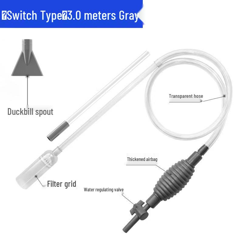 Automatic Fish Tank Water Changer & Cleaner with Siphon Tube for Small Tanks