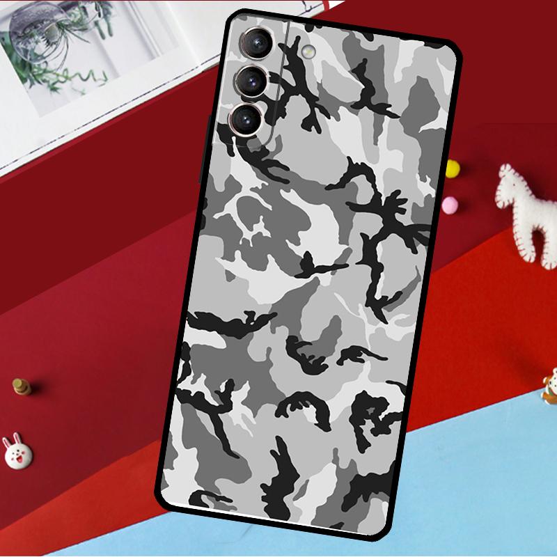 Army Camo Camouflage Funda For Samsung Galaxy S26 S25 S23 S22 S20 S24 Ultra S9 S10 Plus S21 FE S25 FE Phone Case