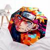 1pc Vivid Naruto Automatic Opening and Closing Umbrella - Small Umbrella Suitable for Various Occasions, Portable 3-Fold Small Umbrella for Men and Wo
