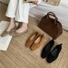 Fashion Bailamos 2025 Autumn Women Flat Shoes Soft Flat Heel Single Shoes Fashion Round Toe Shallow Slip On Boat Shoes Mujer