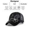 Butterfly Lace Glitter Baseball Cap Women's Summer Sun Protection Fashionable Ducktongue Hat Adjustable Casual Hats