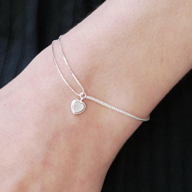 

ENGBROX manon heart bracelet silver