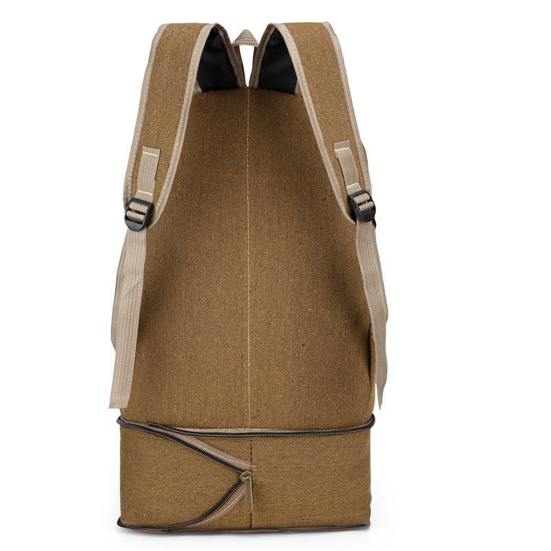 Extra Large Thick Canvas Backpack - Unisex Outdoor Hiking & Travel Bag