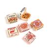 6pcs Dollhouse Miniature Pizza Or Packing Box Model Kitchen Food Decor Toy Doll House Accessories