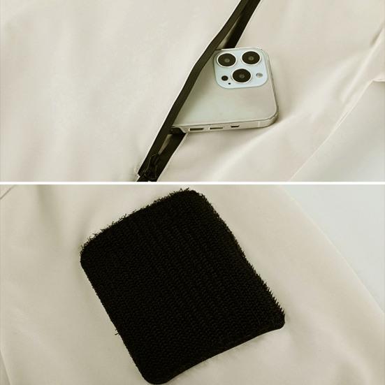 Men Women Windbreaker Waterproof Stand-up Collar Hooded Jacket Outdoor Coat with Zipper Pockets for Hiking Climbing Sports