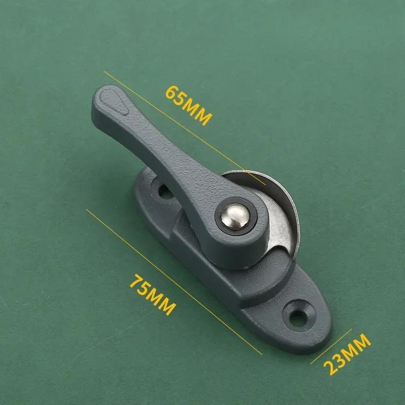 Crescent Shaped Two-way Lock Window Handle With Installation Screws Alloy Sliding Doors And Windows With Safety Lock Accessories