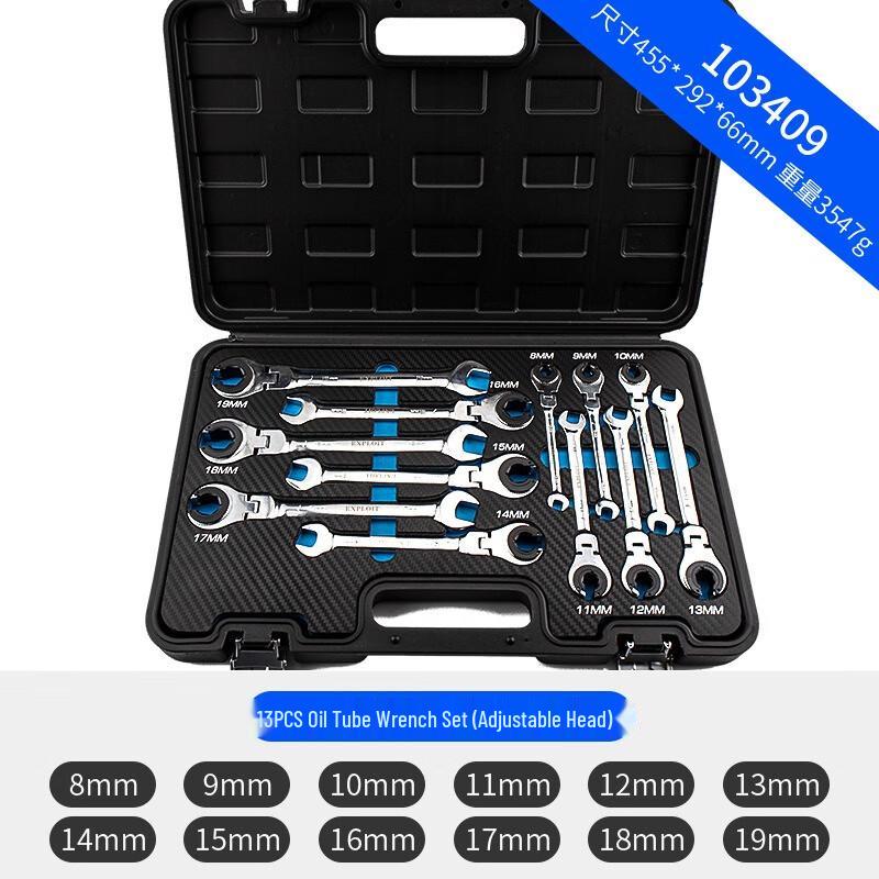 Exploit 72-Tooth Ratcheting Pipe Wrench Set