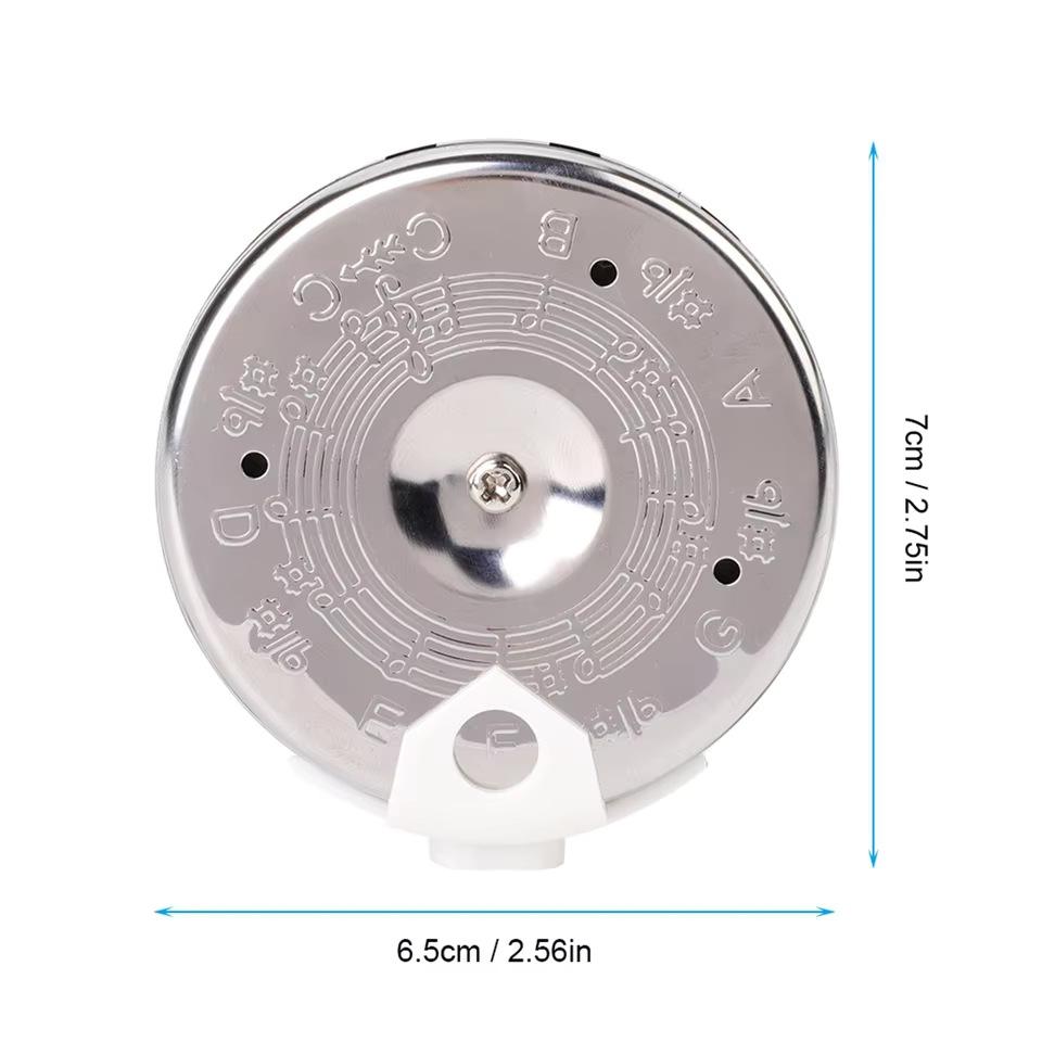 Disc Tuner Universal Tuner for 13-Pipe Instruments Circular Tuner for 13-Pipe Instruments 13-Hole Tuning Flute, Metronome